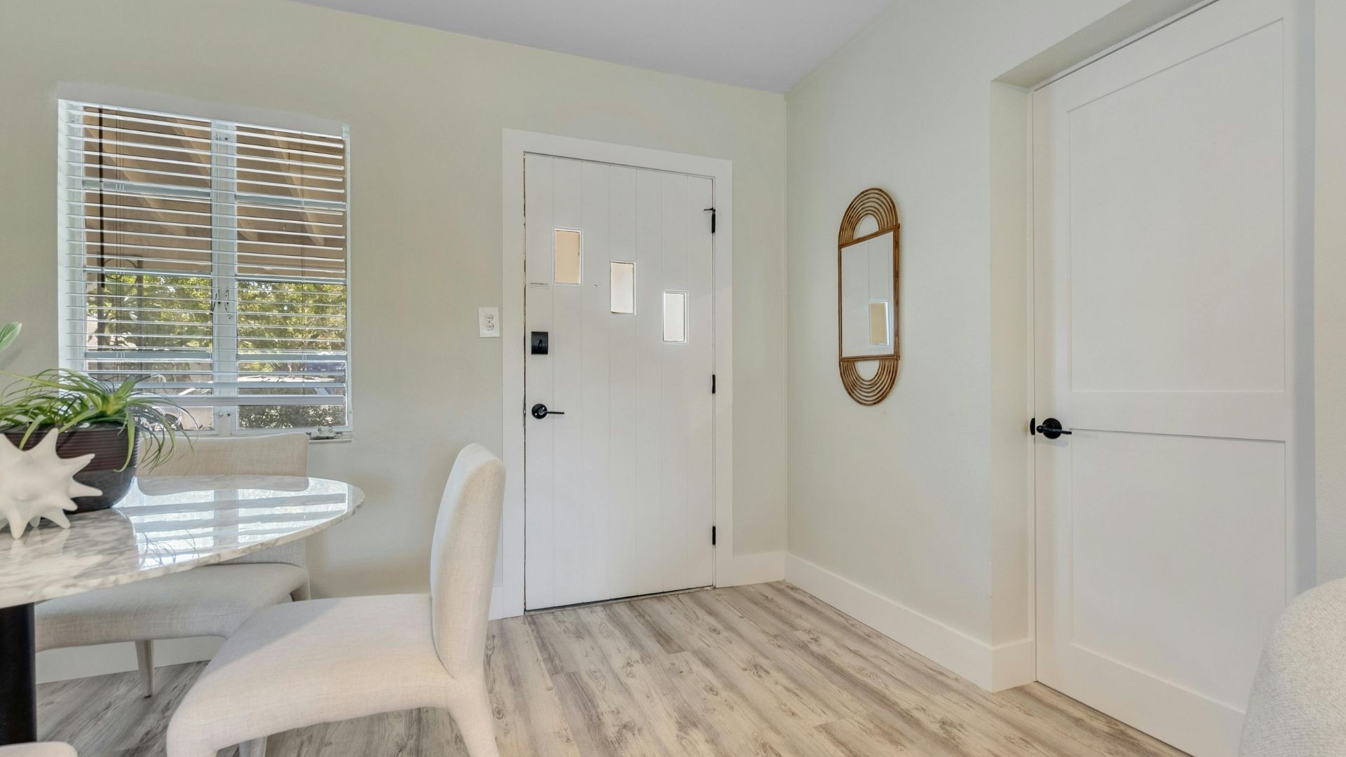 Fresh towels prepared by maid service